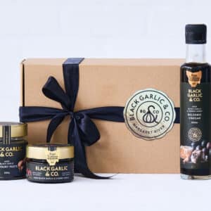 Black Garlic and Co gift box with premium black garlic products