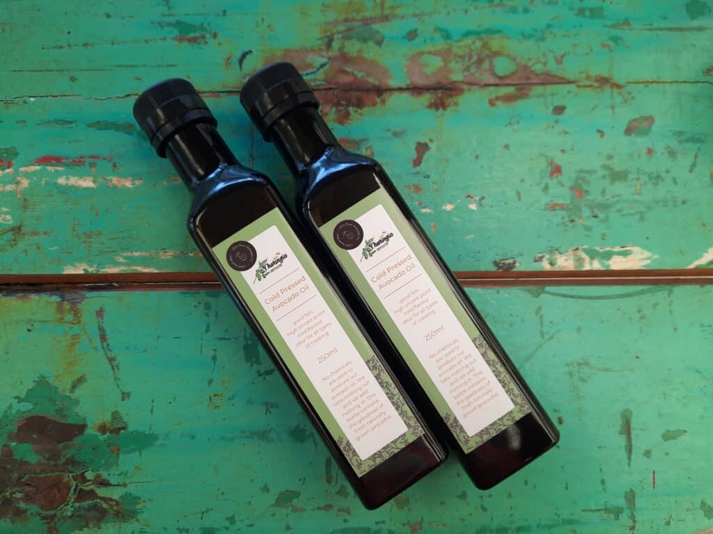 Western Australian Cold Pressed Avocado Oil bottles