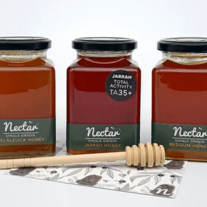 single origin Jarrah Honey from Nectar Honey In the northern suburbs of Perth