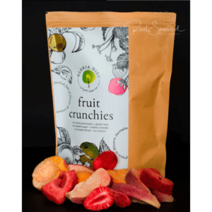 Freeze dried fruit crunchies made by Gloria Dieu Farm