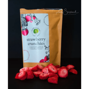 Strawberry crunchies made by Gloria Dieu Farm