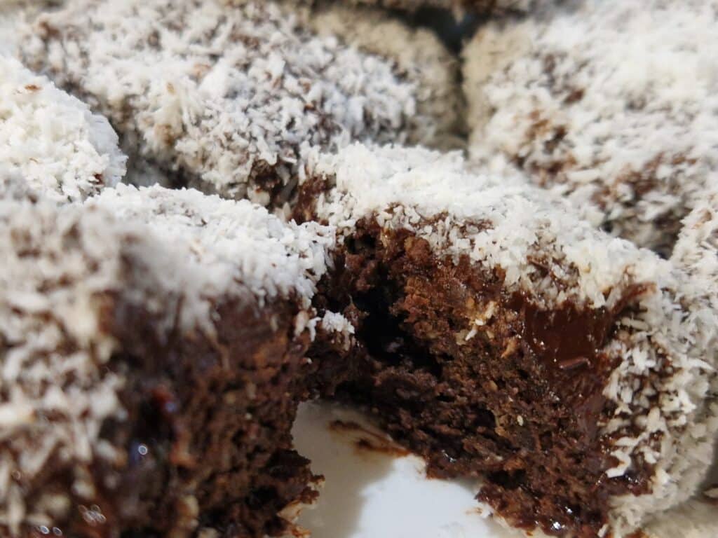 grain free lamington photo