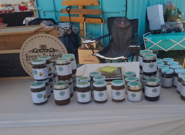 Bron's homemade chutneys, jams and relishes