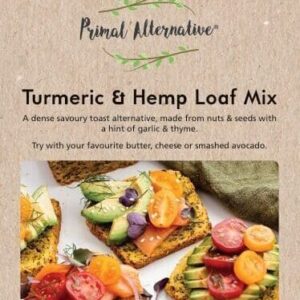 Turmeric & Hemp Loaf MIX - Primal Alternative By Michelle